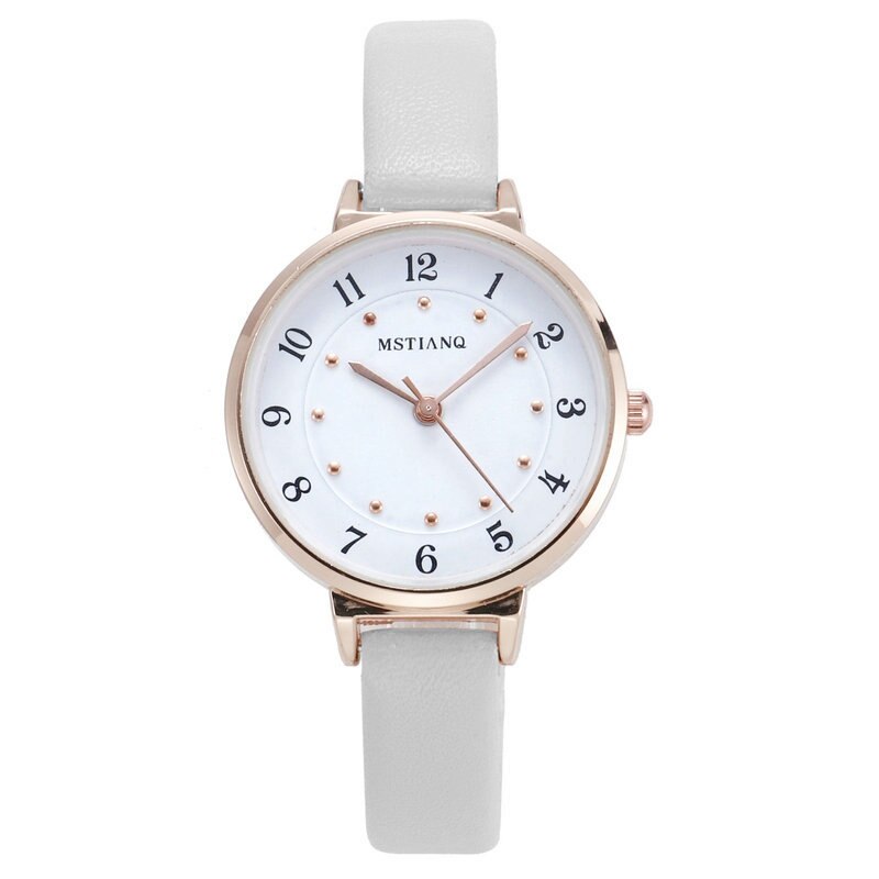 Watch Women Casual Leather Belt Watches Simple Ladies Small Dial Quartz Clock Dress Women's watches Reloj mujer: A-1X4
