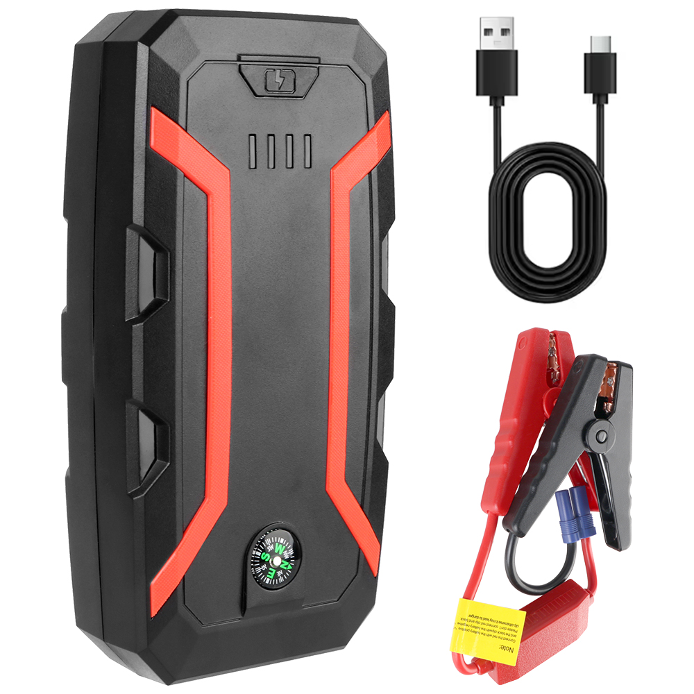 Autobatterie-Anlasser, 12 V, tragbarer Auto-Starthilfe, 3000 A, automatisches Startgerät, Notstart-Powerbank-Booster, 22200 mWh: Ursprünglich Titel