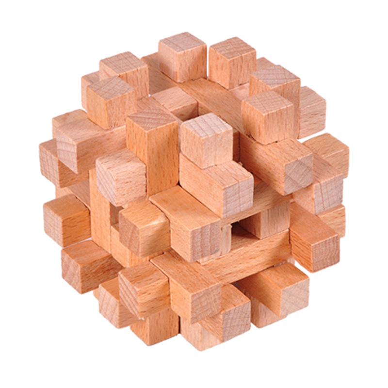 Beechwood Lock Boutique Children's Wooden Educational Toys Adult Puzzle Leisure Dismantling Lock Wooden Toys: green
