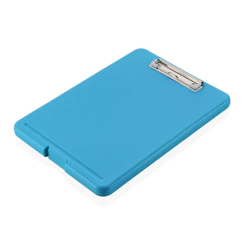 A4 Plastic Storage Clipboard File Box Case Document File Folder Clipboard Office X3UE: Yellow