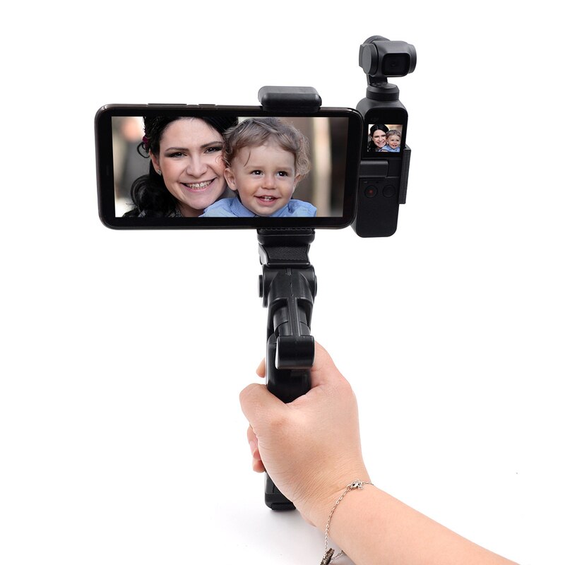 DJI OSMO Pocket Fuselage Holder Tripod Connection Mount Fixed Bracket with Phone