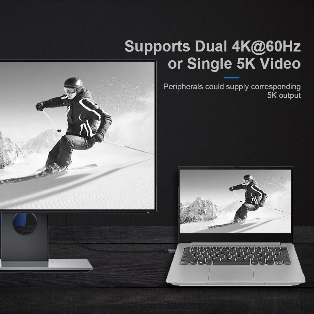 Sniokco USB4 Kompatibel mit Thunderbolt 3 Kabel (40Gbps/0.5M), USB4 Kabel Kompatibel für Sniokco USB4 Kompatibel mit Thunderbolt 3 Kabel (40Gbps/0.5M), USB4 Kabel Kompatibel für