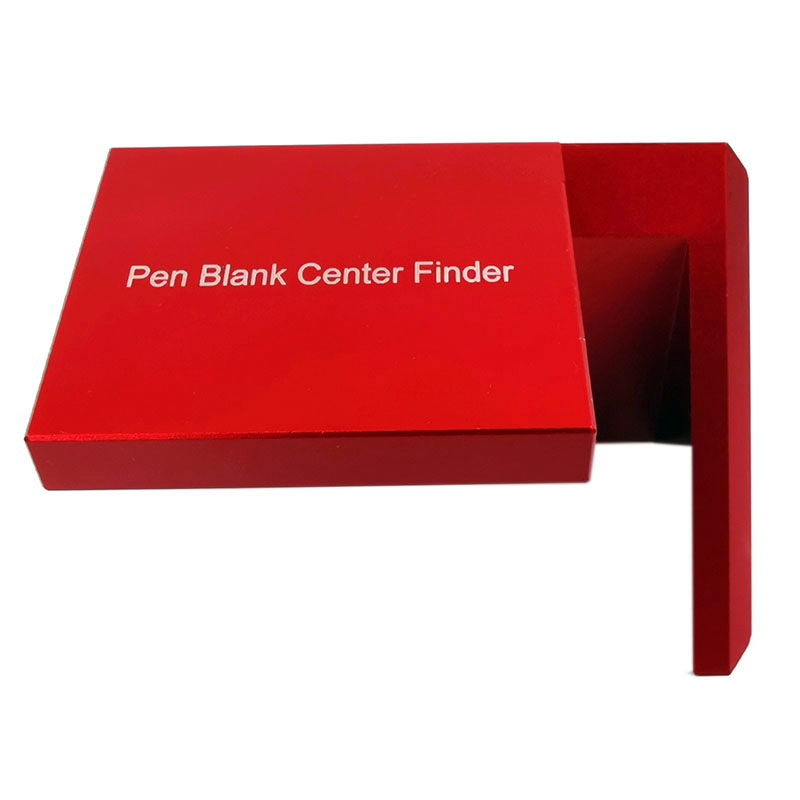 SHGO -45 Degree Angle Drawing Ruler Center Line Marking Pen Line Gauge Woodworking Tools 45x45x75mm: Red