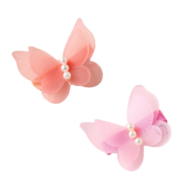 2PCS/Set Girls Colorful Dream Butterfly Cartoon Hair Clips Hair Pin For Baby Children Kids Princess Clothing Accessories: 06