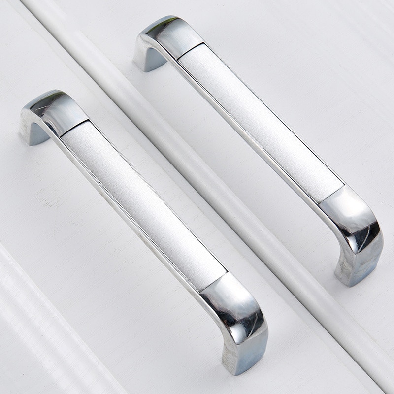 Poignée de porte moderne en argent pour meubles, pour armoires de cuisine, quincaillerie de placard en forme de cœur et de garde-robe, poignées à tiroirs roses