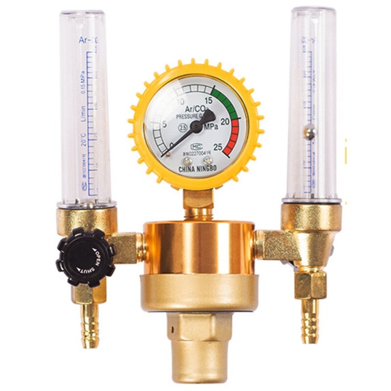 Double Tube Argon Regulator Accurate Gas Metering System for Wider Gas