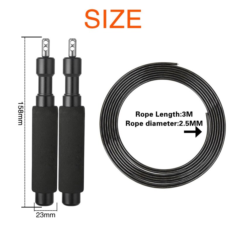 Speed Springtouw Professionele Springtouw Voor Mma Boksen Fitness Overslaan Workout Training Met Draagtas Ons In Voorraad