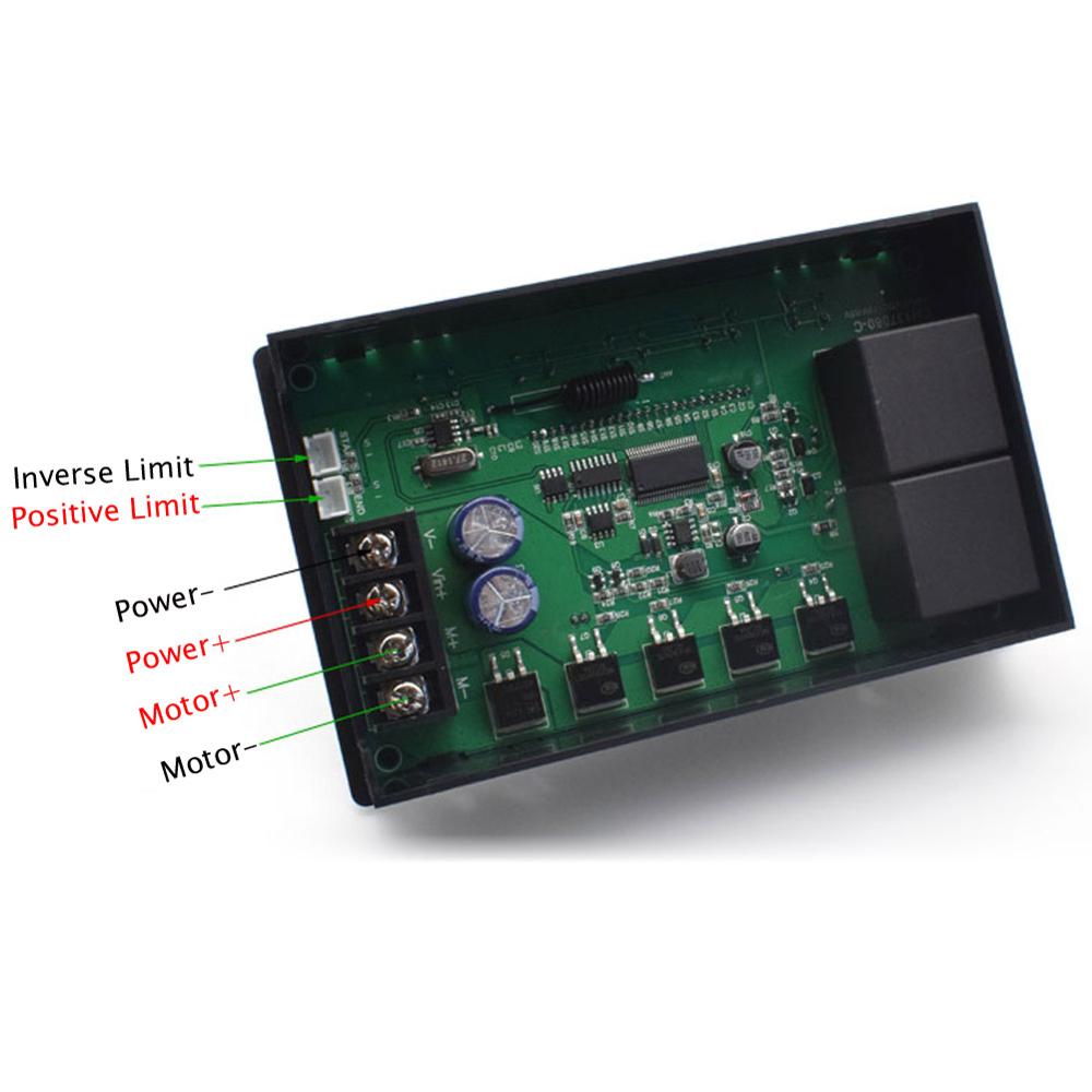 12v 24v 36v 48v dc moottorin nopeudensäätimen ajoitus käännettävä kauko -ohjain 60a pwm lcd älykäs digitaalinäyttö 0 ~ 100%  säädettävissä