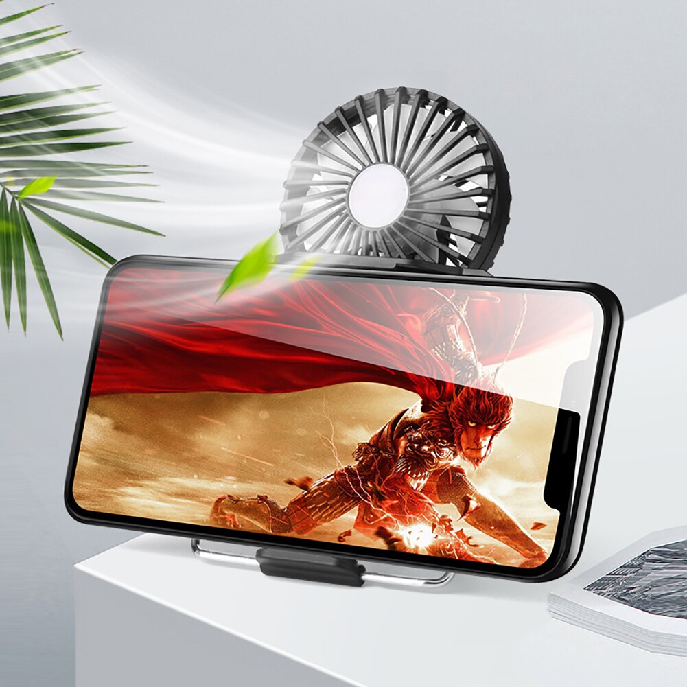 Suporte handheld portátil telescópico do telefone móvel de refrigeração suporte multifunções jogo controlador ventilador refrigeração telefone clipe titular