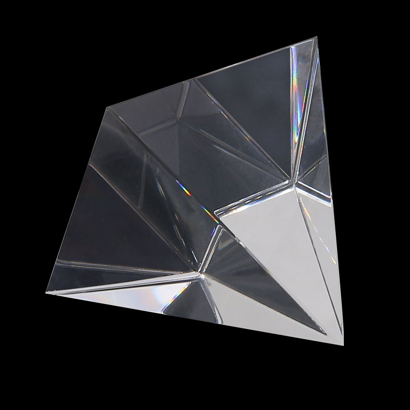 Optische Prism Quadrangular Piramide 100Mm Optische Hoogte Rechthoekige Piramide Optische Wetenschappelijke Experimentele Instrumenten Student