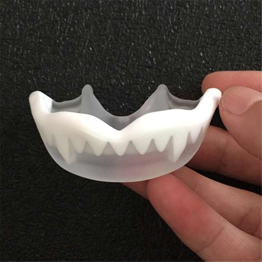 Eva Gum Shield Mouth Guard Shield Boksen Mma Rugby Mondstuk Tanden Bescherming: Clear