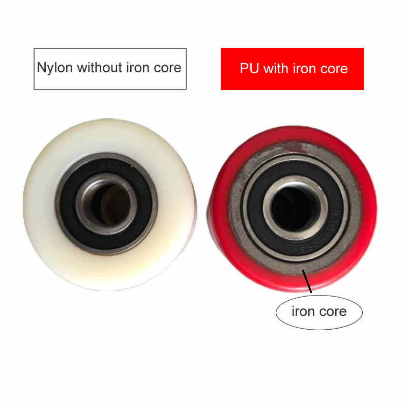 Replacement caster wheels,Fork Wheel Bearing Small hydraulic lifting and handling wheels Polyurethane Nylon wheels