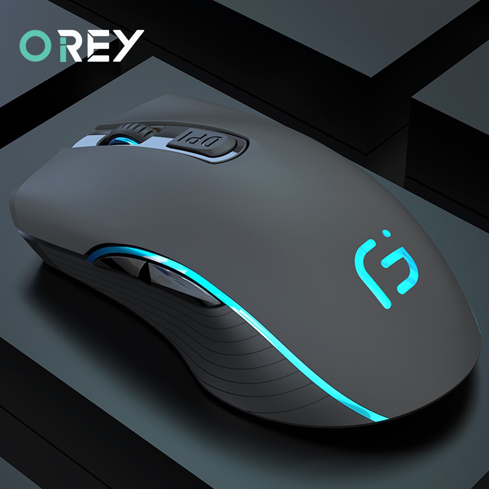 2.4G Bluetooth-compatible Wireless Mouse Rechargeable Silent Gaming Mouse For Macbook HP LED light Mice Computer PC Gamer Mouse