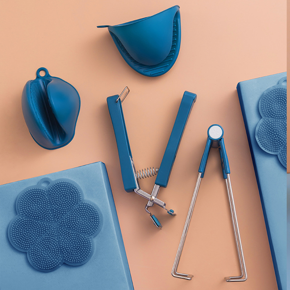 Anti-scalding Bowl Holder Dish Clamp Pot Pan Gripper Clip Dish Plate Bowl Clip Retriever Tongs Kitchen Tool