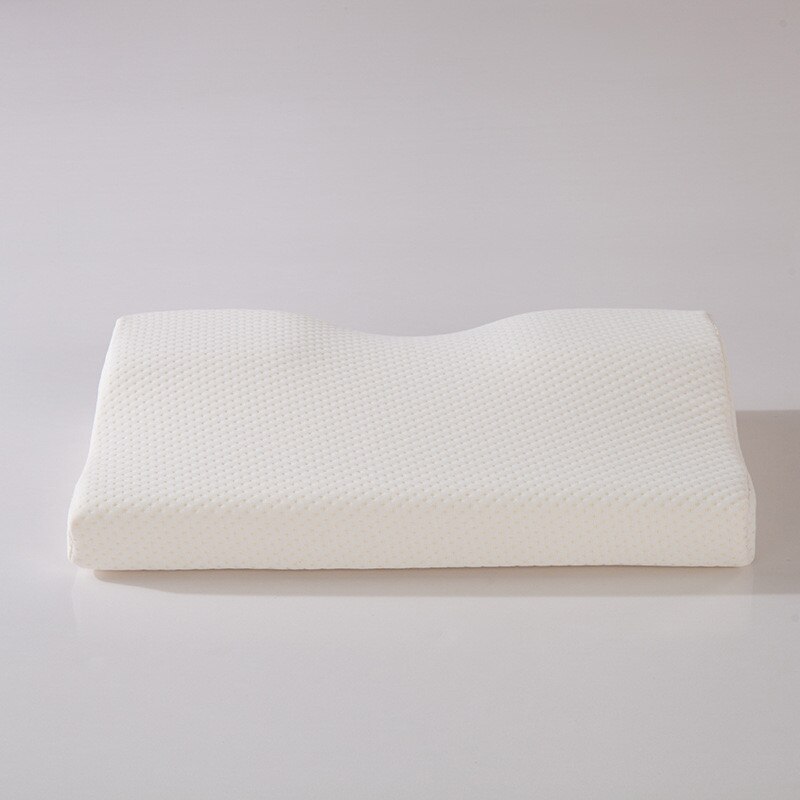 Almohada Cervical de algodón con memoria para adultos, cojín Cervical cómodo con forma de mariposa para dormir, para verano, 1 unidad