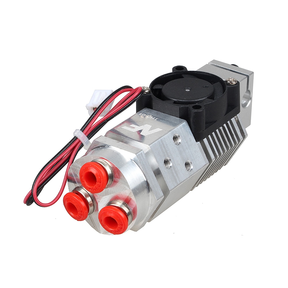 3D Drucker Teile Extruder 3 in 1 Hotend Fusion Multi-farbe düse 1,75mm NF THC-01 Drei Farben Schalt metall 12 V/24 V Heizung
