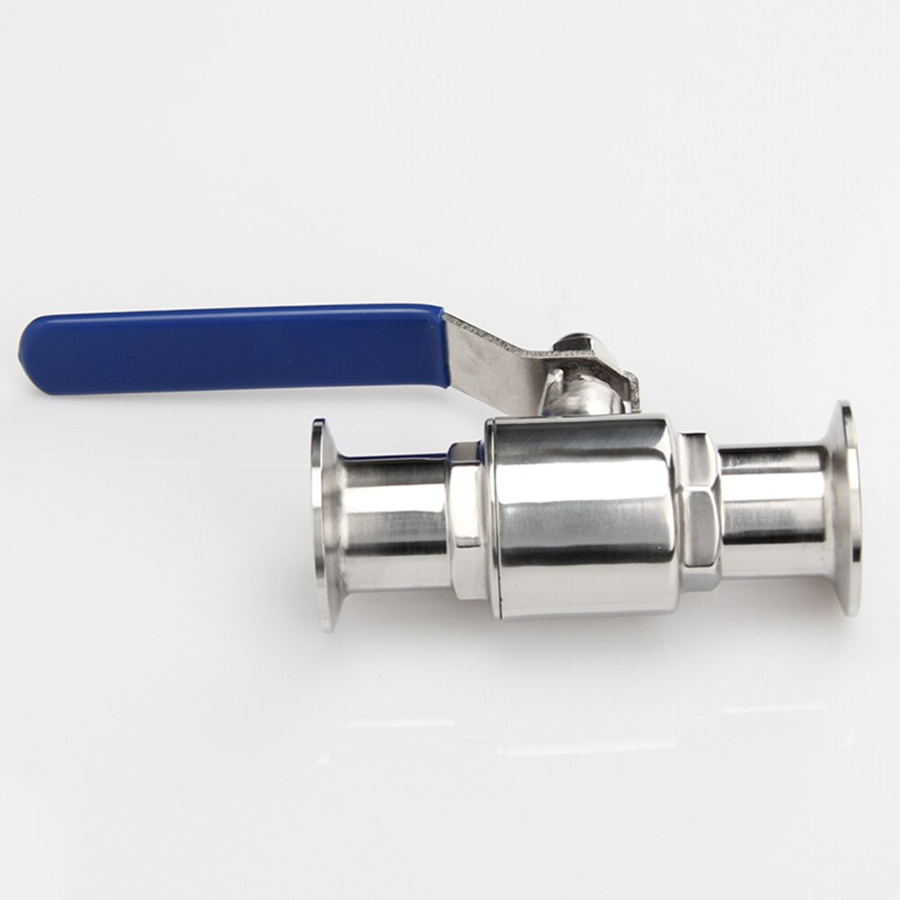 304 Stainless Steel Food-grade Sanitary Fixture Ring 38/45/51mm Fast Connection Direct Ball Valve Stainless Steel Ball Valve
