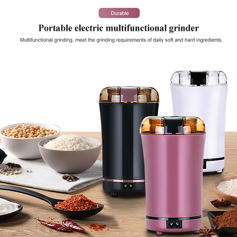 2022 150W Electric Coffee grinder Salt pepper Bean spice nut seed stainless steel blade coffee machine