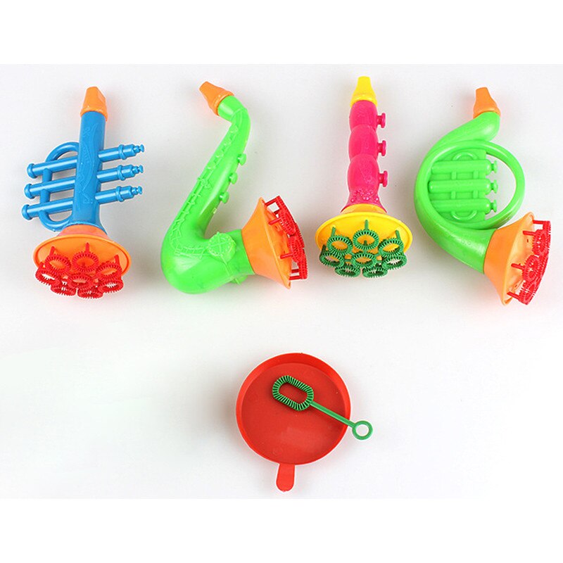 Creativo per Bambini di Acqua Che Soffia Giocattoli Bolla Bolla di Sapone Ventilatore per Bambini tutto'aperto bambino Divertente Educativi Giocattolo tutto'aperto Giocattoli Corno: casuale stile