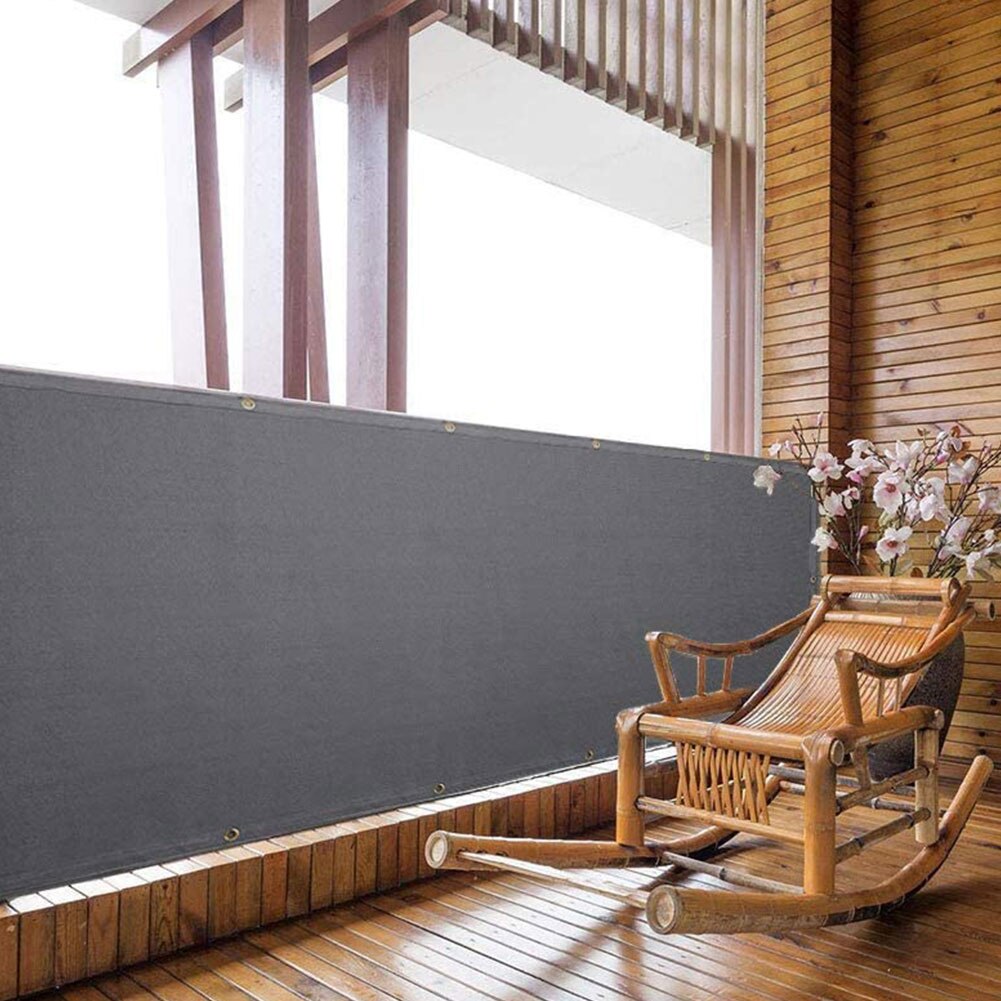 Balkon Privacy Screen Cover Wind Zonnescherm Netto Onderdak Privacy Screen Breeze Naaien Gesp Outdoor Tuin Hek Cover Met Banden