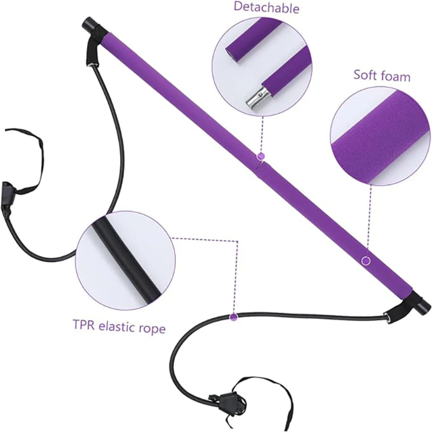 fitness yoga Pilates cross fitness weerstandsband trainer yoga trekkoord draagbare gym lichaamsoefening