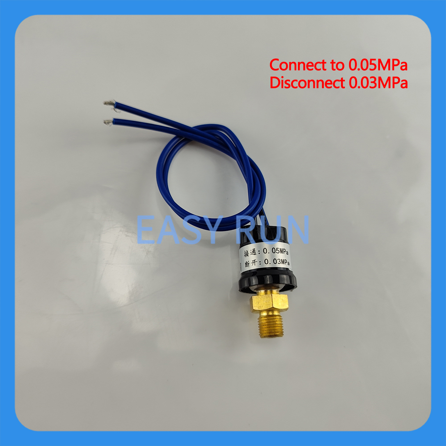 Pressure Switch Oil Pump Alarm Switch Lubrication System Pressure Sensor To Monitor Cut-off And Pressure Loss Thread M10*1: Silver