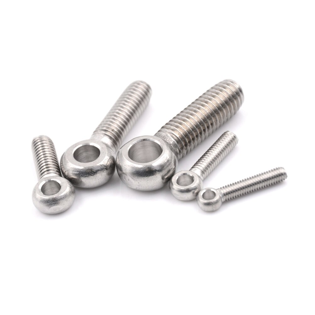 5Pcs M5 M6 M8 M10 M12 Rvs Eye Bolt Stud Gelede Anker Bolt Fasterners