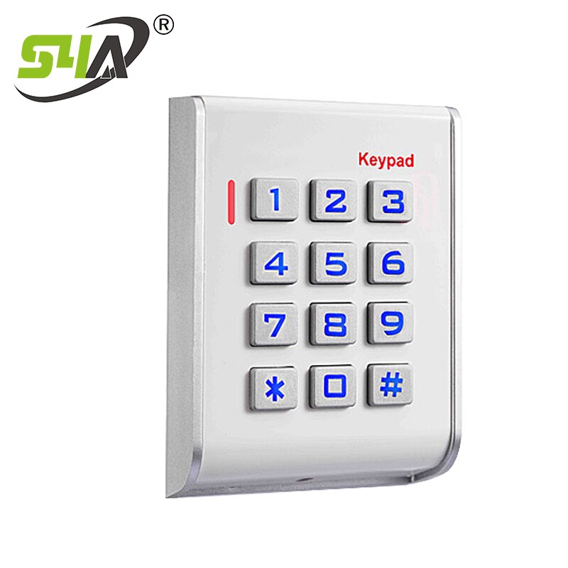 K30 rfid adgangskontroltastatur 125 khz em-kortportåbner tastatur stand alone access controller  dc12v support 2000 brugere: K31 hvide