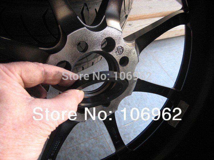 67.1-60.1mm 20pcs Black Plastic Wheel Hub Centric Ring Custom Size Available Wheel Rim Parts Accessories