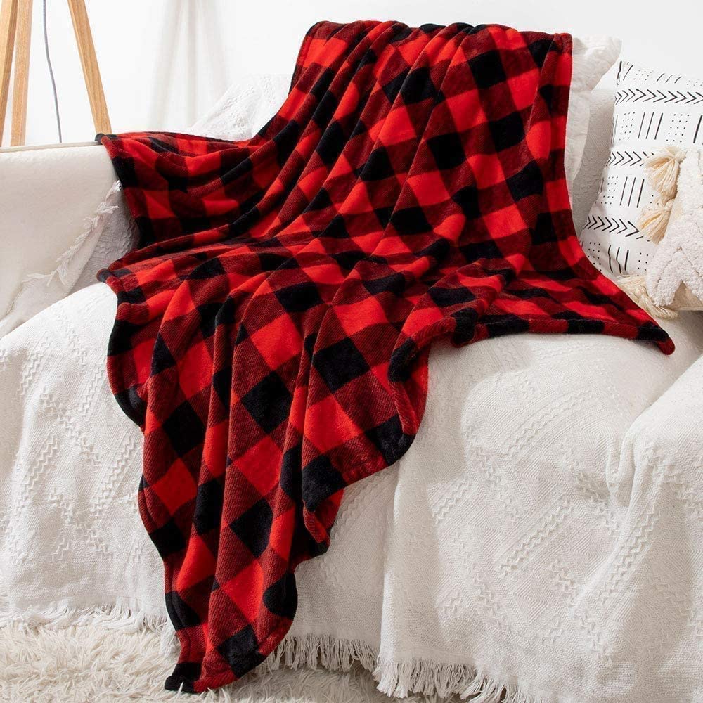 Plaid für Betten Korallen Vlies Decken Grau Farbe Plaids Einzelnen/Königin/König Flanell Bettdecken Weiche Warme Decken für bett