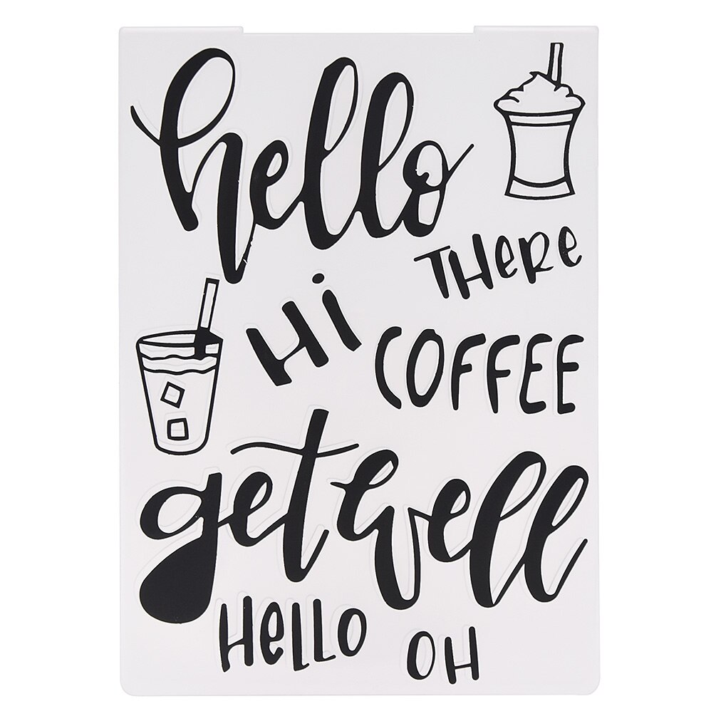 Flower Plastic Embossing Folder Template For Diy Scrapbooking Paper Card Making Decoration