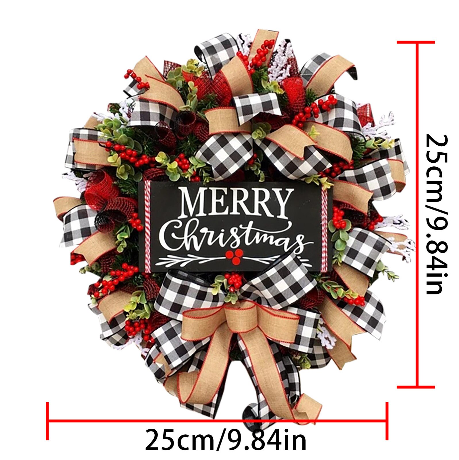 Suszone kwiaty dekoracyjne nowe ozdoby choinkowe drewniane świecące ełk zawieszka na choinkę ornament сухоцветы: B 25cm