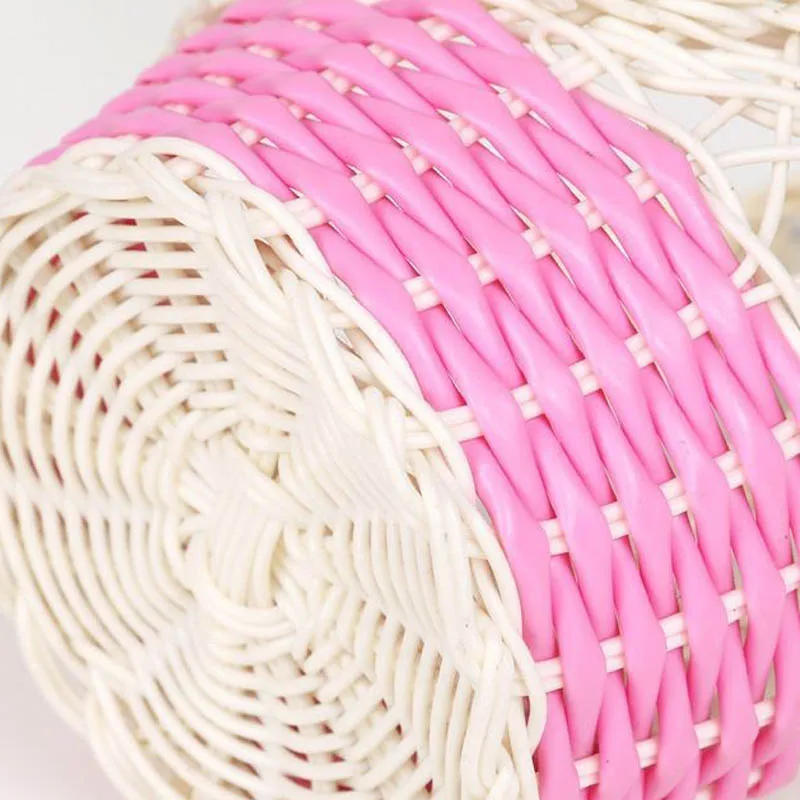 10 stücke Rattan Gewebt Blumenkörbe Vogelnest Korb Schokolade Süßigkeiten Lagerung Kasten Heimat Sekretariat Dekor Anhänger Wohnzimmer Liefert