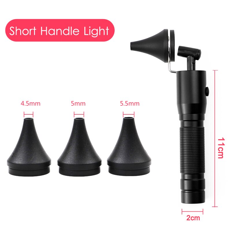 Oor Pick Endoscoop Oorsmeer Remover Hartman Micro Alligator Krokodil Tang Earpick Neus Operationele Schoner Clip Tweezer: Short Light