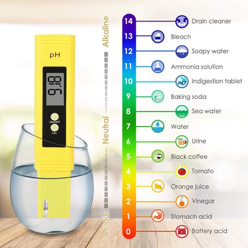 Digital PH Meter Automatic Calibration 0.01 and TDS Tester Probe Water Test Monitor Aquarium Pool