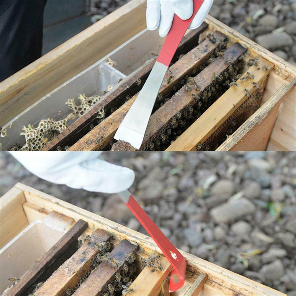 Bienenstockschaber aus Edelstahl Bienenzuchtwerkzeug Imkereiausrüstung O7A5 