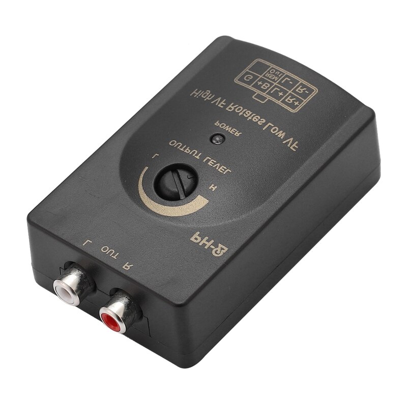 Konwerter niskiego poziomu konwerter samochodowy o RCA konwerter samochodowy kabel radiowy