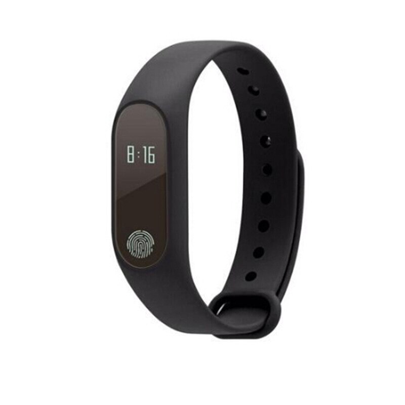 Bluetooth M2 Smartband Activiteit Fitness 4.0 Fit Bit Tracker Sport Armband Smart Band Polsband Stappenteller Pk S908 M3 M4 F1: Black with box