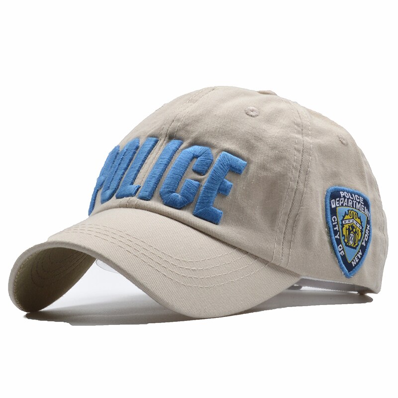 NORTHWOOD Baumwolle Polizei Brief kinder-Baseball-Cap Kinder Snapback Caps Für Jungen Mädchen Kind Hüfte Hop Knochen Hüte: Beige