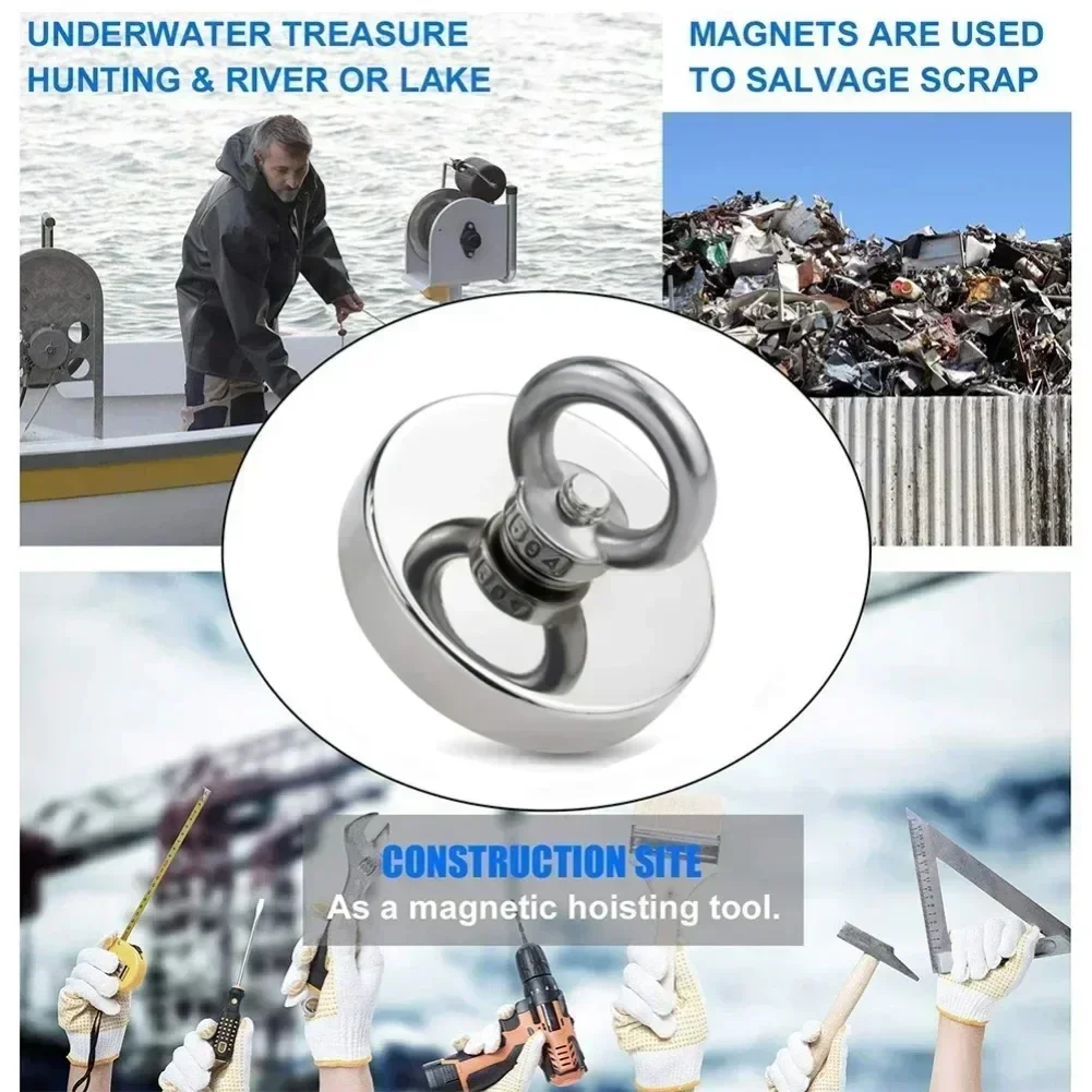 Neodym Magnet Super starke Winkel magnete Haken Hoch leistungs Magnet mit Senkloch Augen schraube Neodym Magnet Magnet