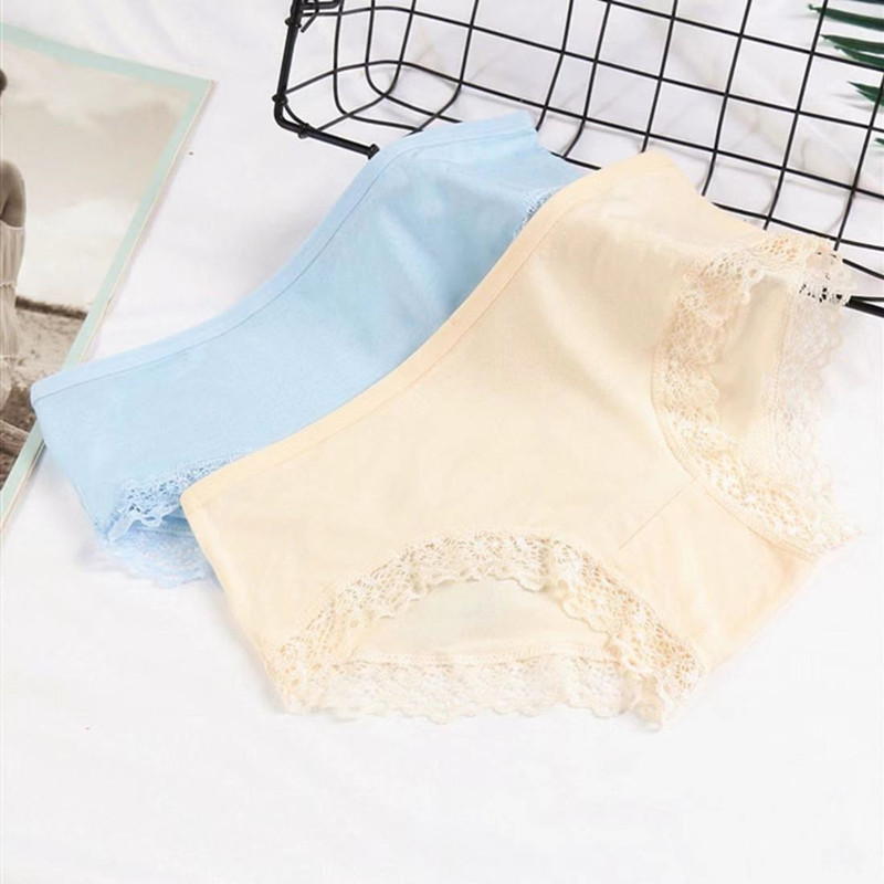 5 pz/lotto intimo bambino bambini ragazza pizzo mutandine corte biancheria intima per bambini per ragazza slip mutande di cotone morbido 9-20T
