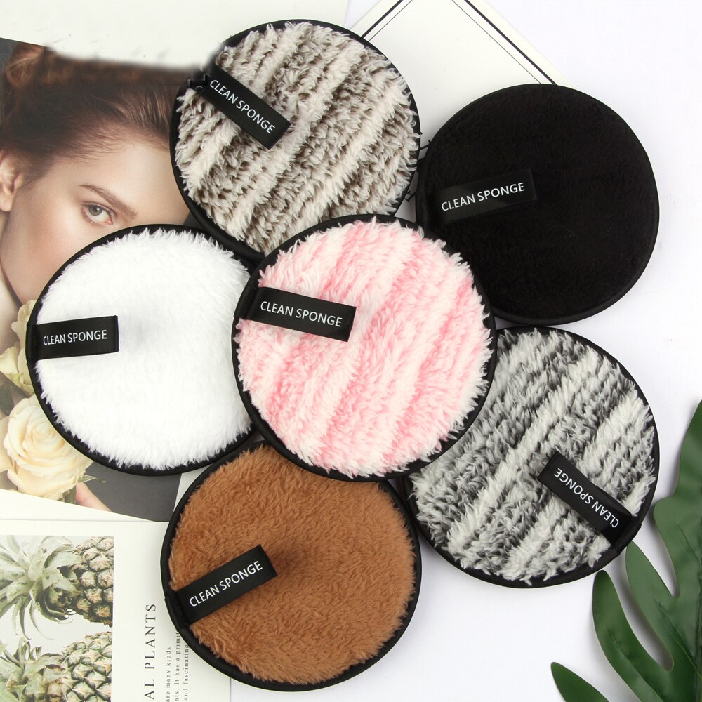 1 PC/3 PCS Make-up Entferner Gesunde Haut Mikrofaser Tuch Pads Entferner Handtuch Gesicht Reinigung Make-Up Faul Reinigung pulver Puff
