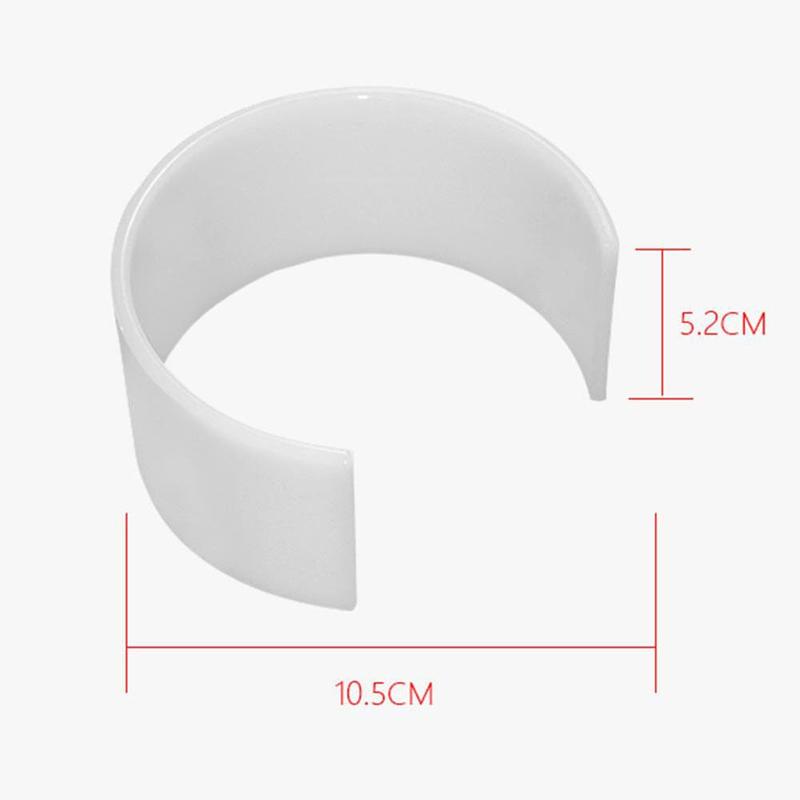 Golf Hole Cup Limit Cup Ring Semi-Round Hole Cup Putting Practice Plate 1pc White Plastic Golf Putting Green Hole Cup Ring