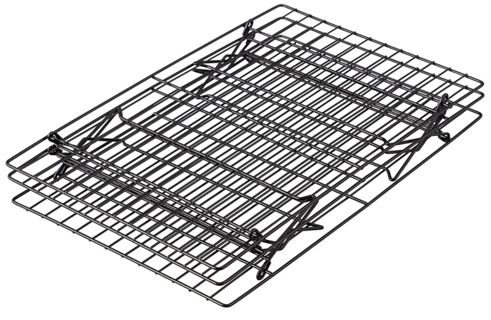 Stainless Steel Foldable 1/3 Tier Bakery Baking Cookies Making Desserts Cake Cooling Racks