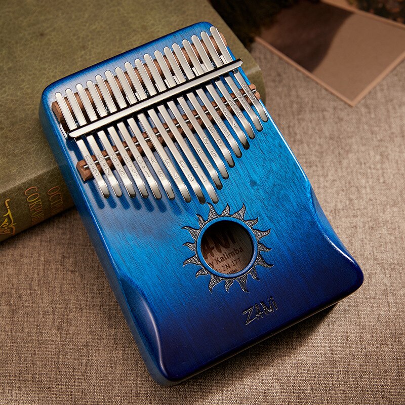 Byla Kalimba 21 Key Mahogany Thumb Piano Mbira Musical Instrument Africa Finger Piano 30key Machine 17 Key Kalimba Keys