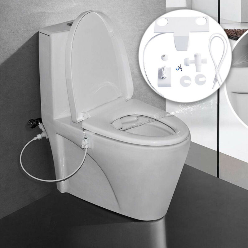 Casa de banho Wc Spray de Água Fresca de Limpeza Higiênico Assento Kit Acessório Inteligente Assento Do Vaso Sanitário Conjunto Bidé