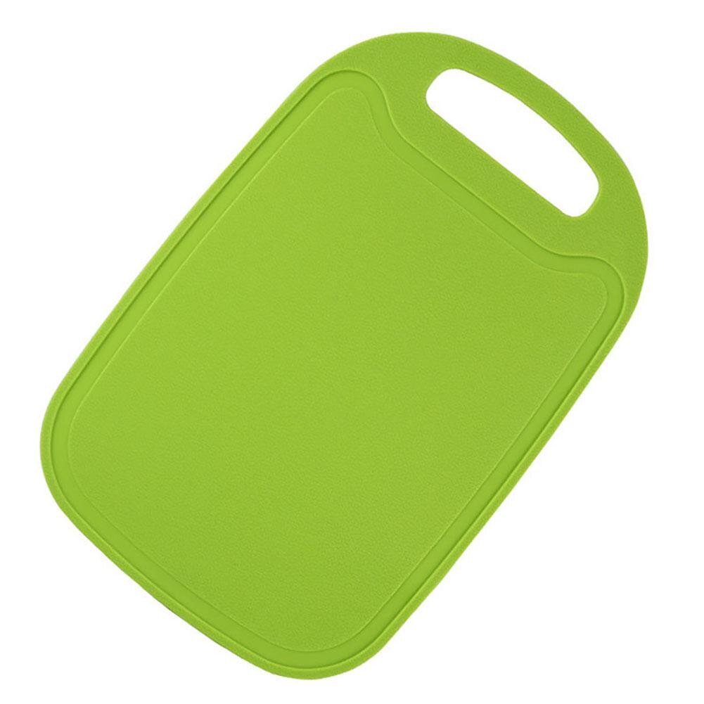Placa de corte plástico alimentos classificação placas acampamento ao ar livre legumes frutas carnes pão para cortar blocos ferramenta: Verde