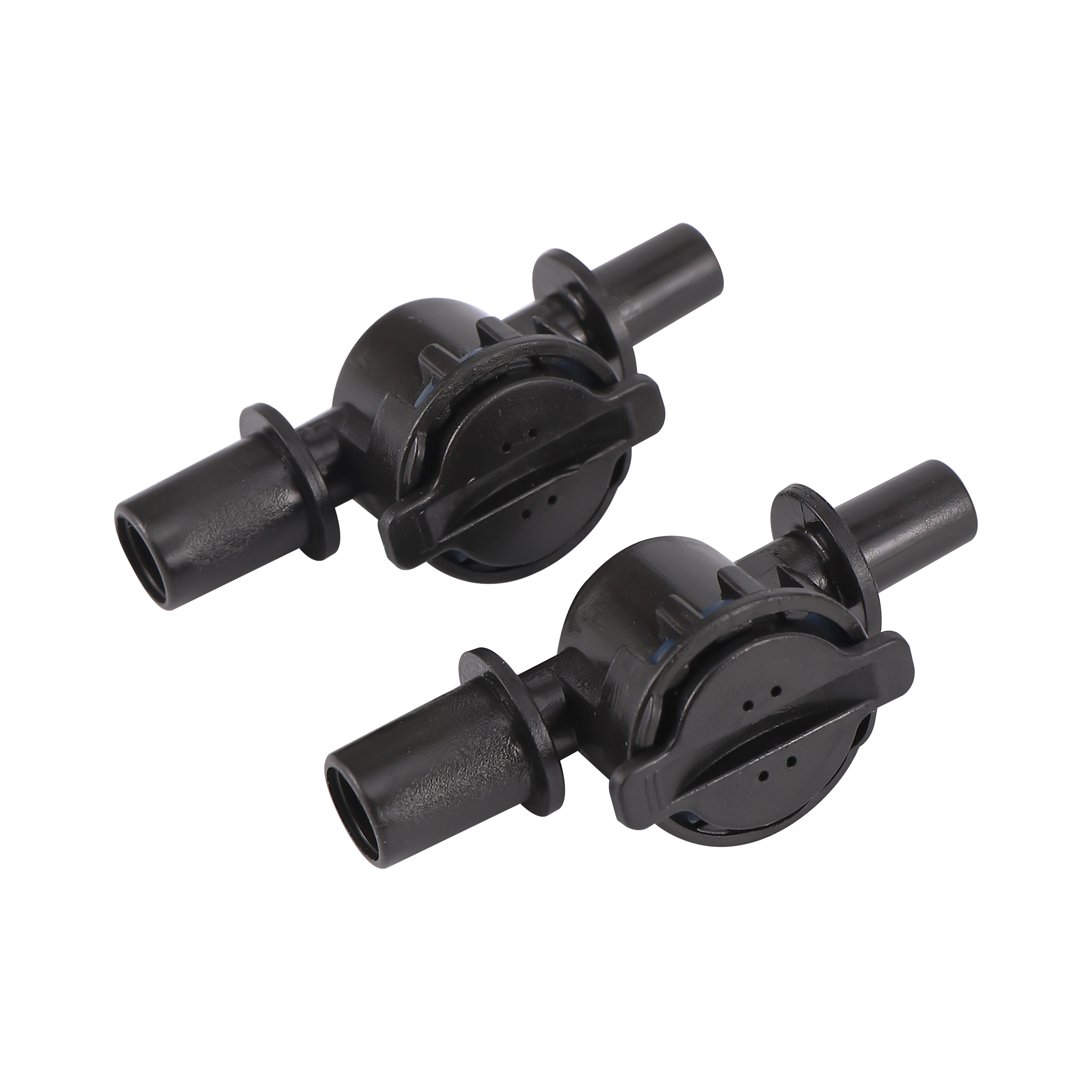 Anti-drip Connector Micro Nozzle ID 6mm to OD 6mm Irrigation System Fittings Hanging Spray Sprinkler Anti-drip Valve 10 Pcs