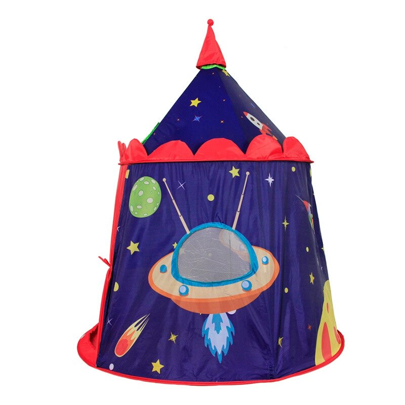 Prince Castle Play Tent for Boys Toddlers Indoor and Outdoor Playhouse Folding Portable Play Teepee for Kids