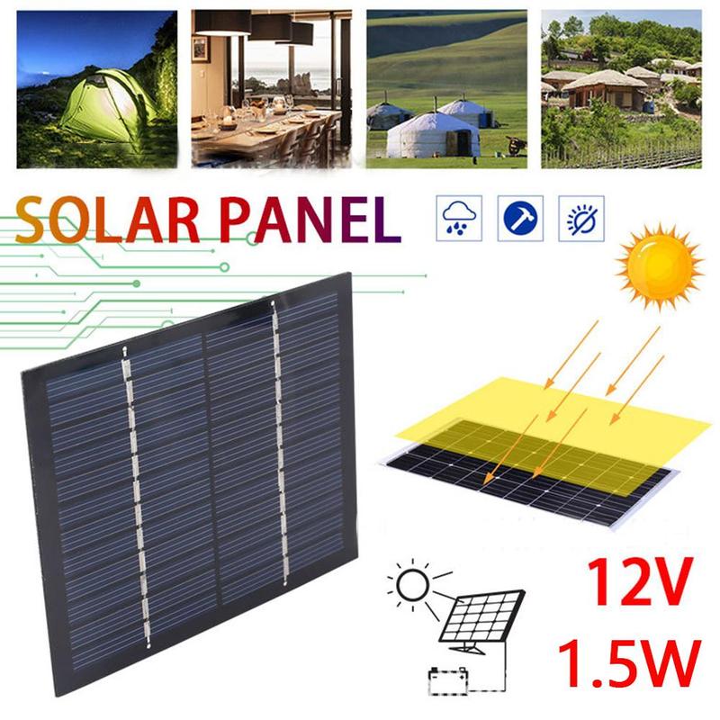 12v Durable Solar Panel Battery Charger Small Mini Panel Solar Cell G3O6